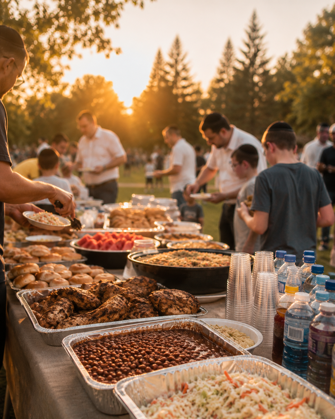 Free food at the Hanachal Nature Run